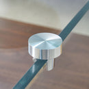 Modern 2 Tier Square Coffee Table, Elegant Marble Pattern