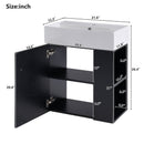 Modern Floating Bathroom Vanity With Ceramic Basin Perfect For Small Bathrooms