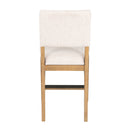 Millwork - Counter Chair (Set of 2) - White / Light Brown