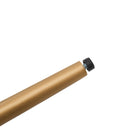 Modern Upholstered Dining Chair With Sleek And Design Fabric And Metal (Set of 2) - Beige / Black