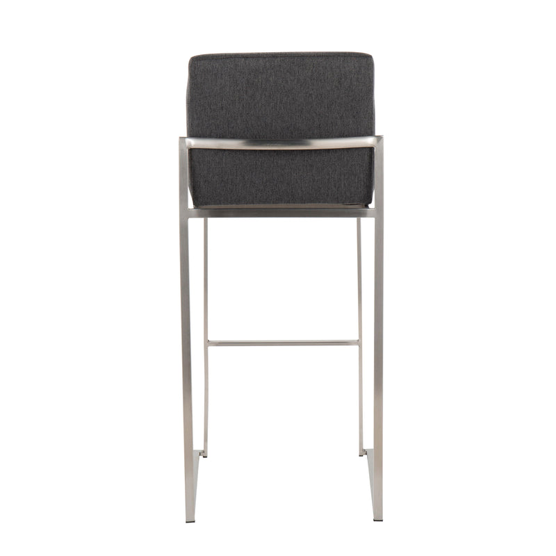 Fuji - Contemporary And Modern Elegance High Back Barstool