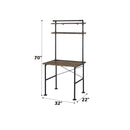 Ensata - Rustic Writing Desk - Black / Oak