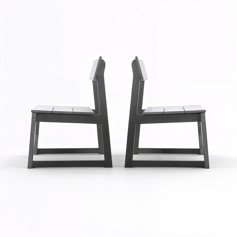 All Weather Patio Dining Chairs (Set of 2)