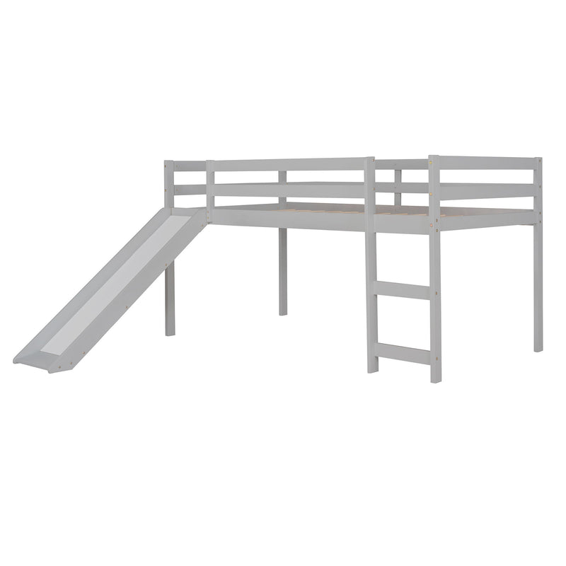 Loft Bed With Slide, Multifunctional Design