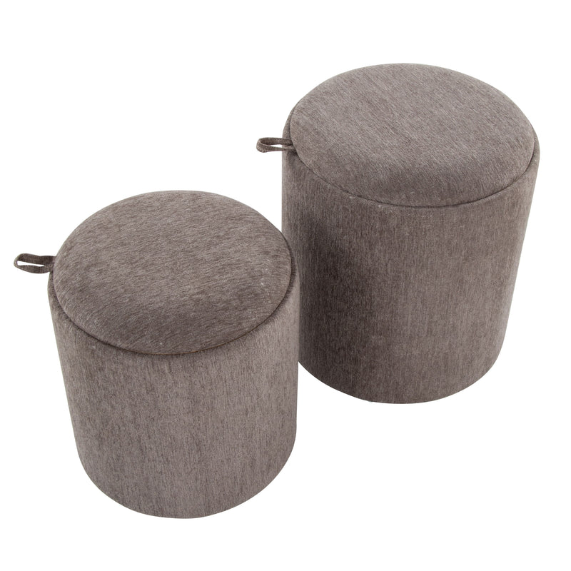 Tray - Contemporary Nesting Ottoman Set