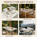 4 Pack Lounge Chair Set With Long Table
