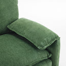 Oversized Reading Armchair With Thick Cushions, High Back Support