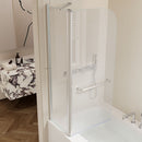 Shower Doors For Bathtub With Tempered Glass