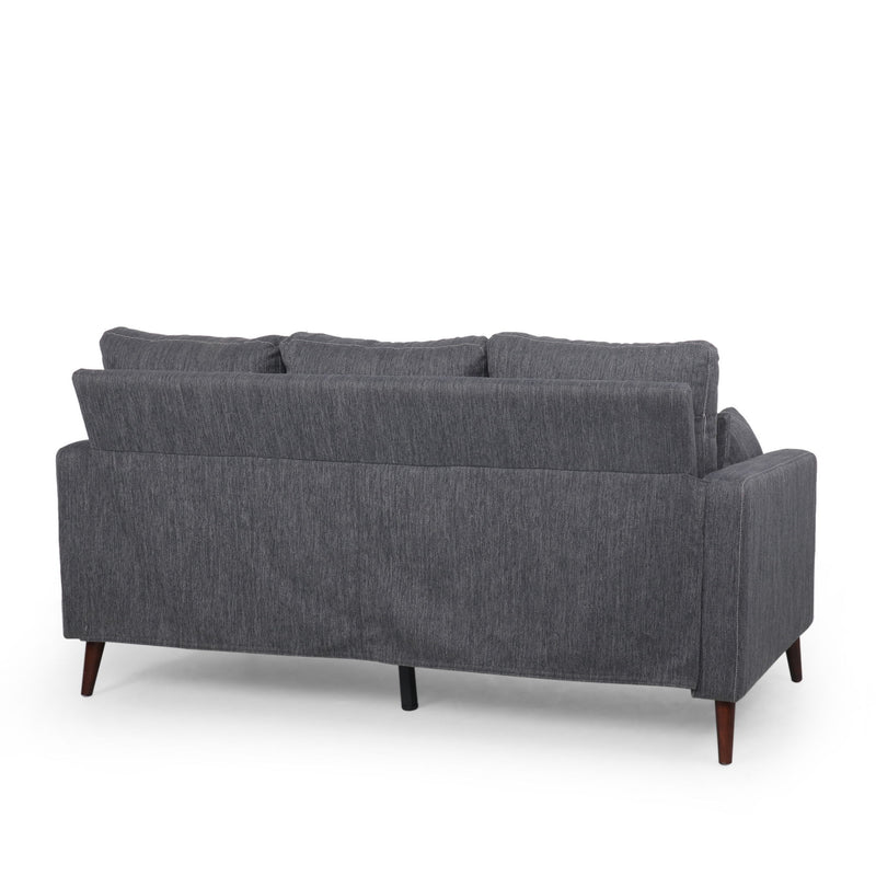 Comfy 3 Seat Sofa With Wooden Legs