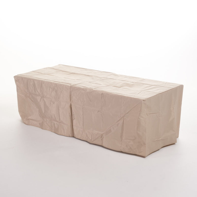 Transitional Rectangular Outdoor Propane Fire Pit With 50,000 Btu