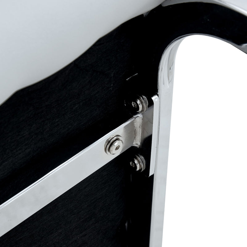 Luxury Simple Arch Chair, High Resilience With Metal Legs