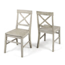 Plethora - Dining Chair With X Shaped Back (Set of 2)