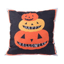 Halloween Pumpkin Pillow - Black / Orange