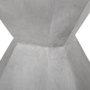 Outdoor, Lightweight Concrete Side Table - Natural