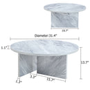 Versatile Round Coffee Table For Various Interior Styles