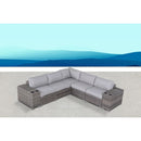 Modern Rattan Wicker Seating Group With Cushions