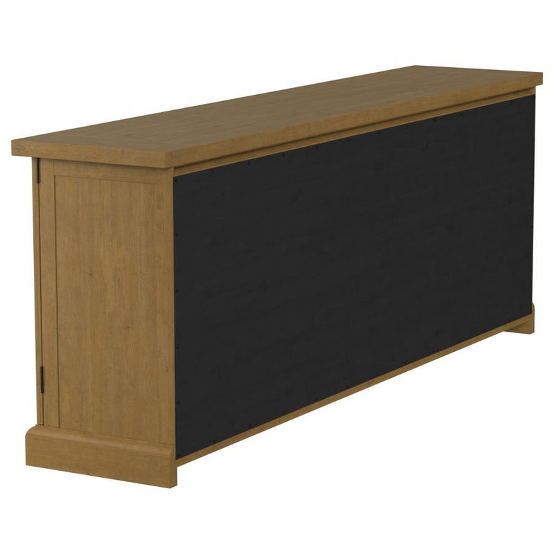 Florence - 4 Door Dining Sideboard Buffet Cabinet - Rustic Honey