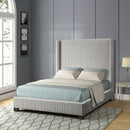 Upholstered Bed, Space-Saving Design