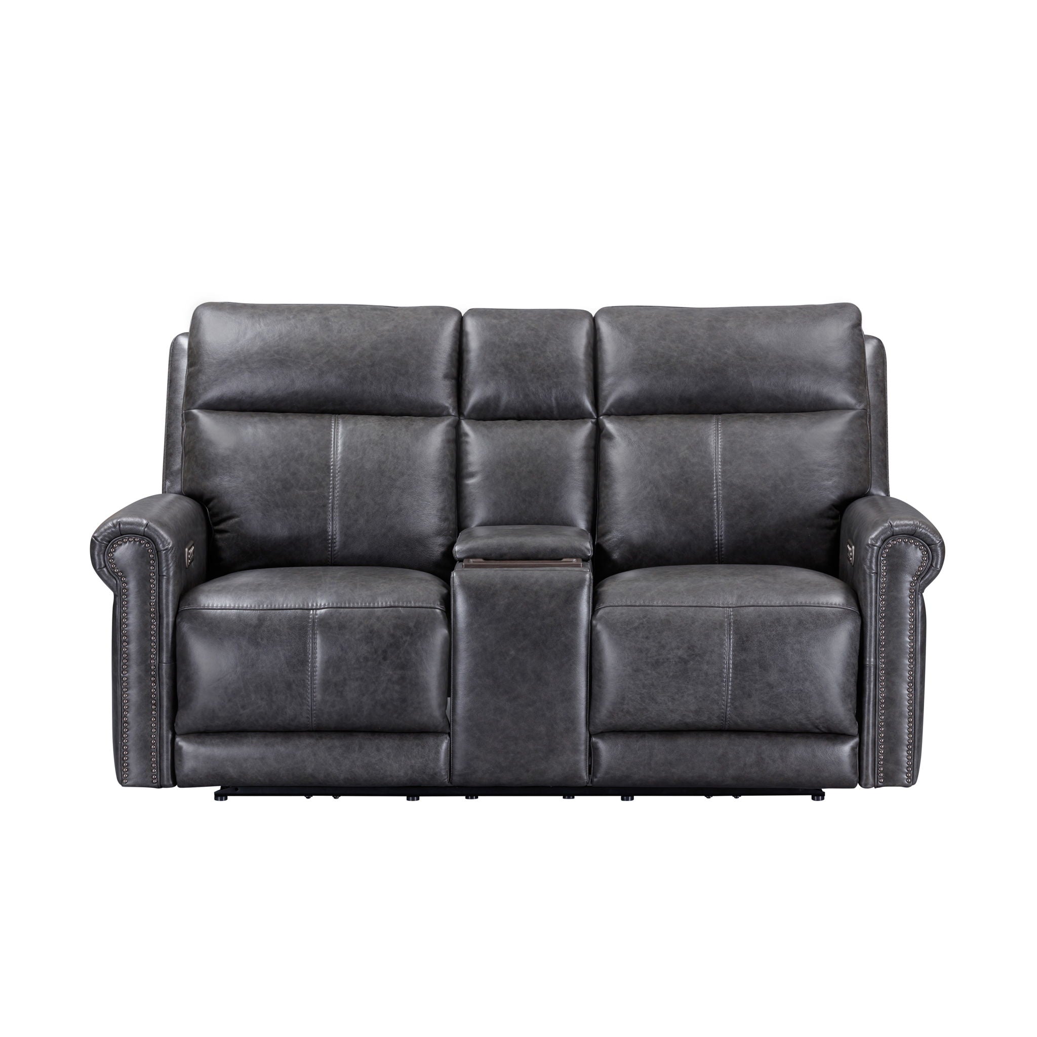 Alexander - Power Reclining Loveseat With Console, Power Headrest & Lumbar
