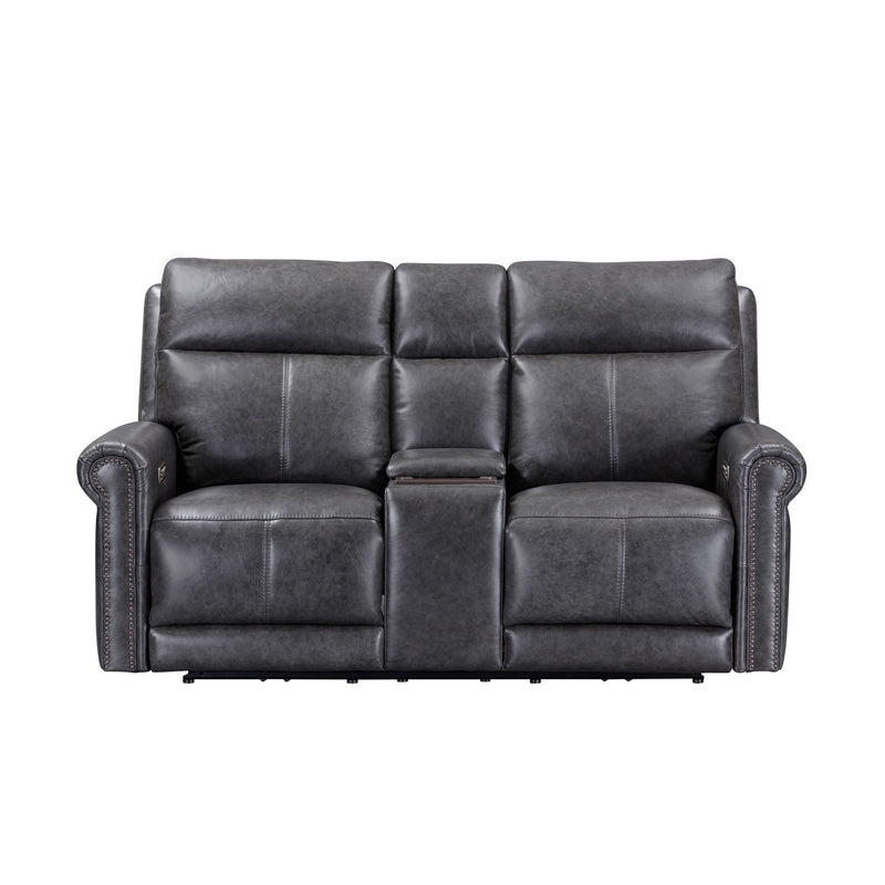 Alexander - Power Reclining Loveseat With Console, Power Headrest & Lumbar