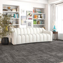 Marcus - Luxury Tight Back Boucle Couch - Cream / Creamy White / Ivory