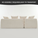 Combined 3 Seater Sofa With 4 Pillows