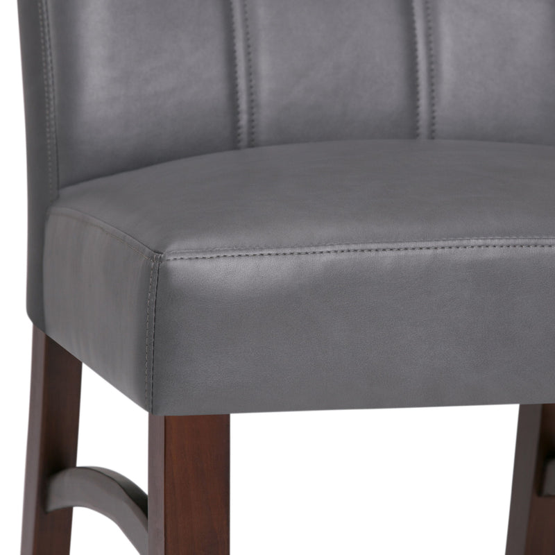 Ezra - Deluxe Dining Chair (Set of 2) - Stone Gray