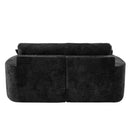 Boneless Design Upholstered Sofa Bed With Cup Holders