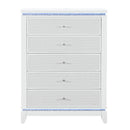 Adalid - Chest With LED Lighting - White