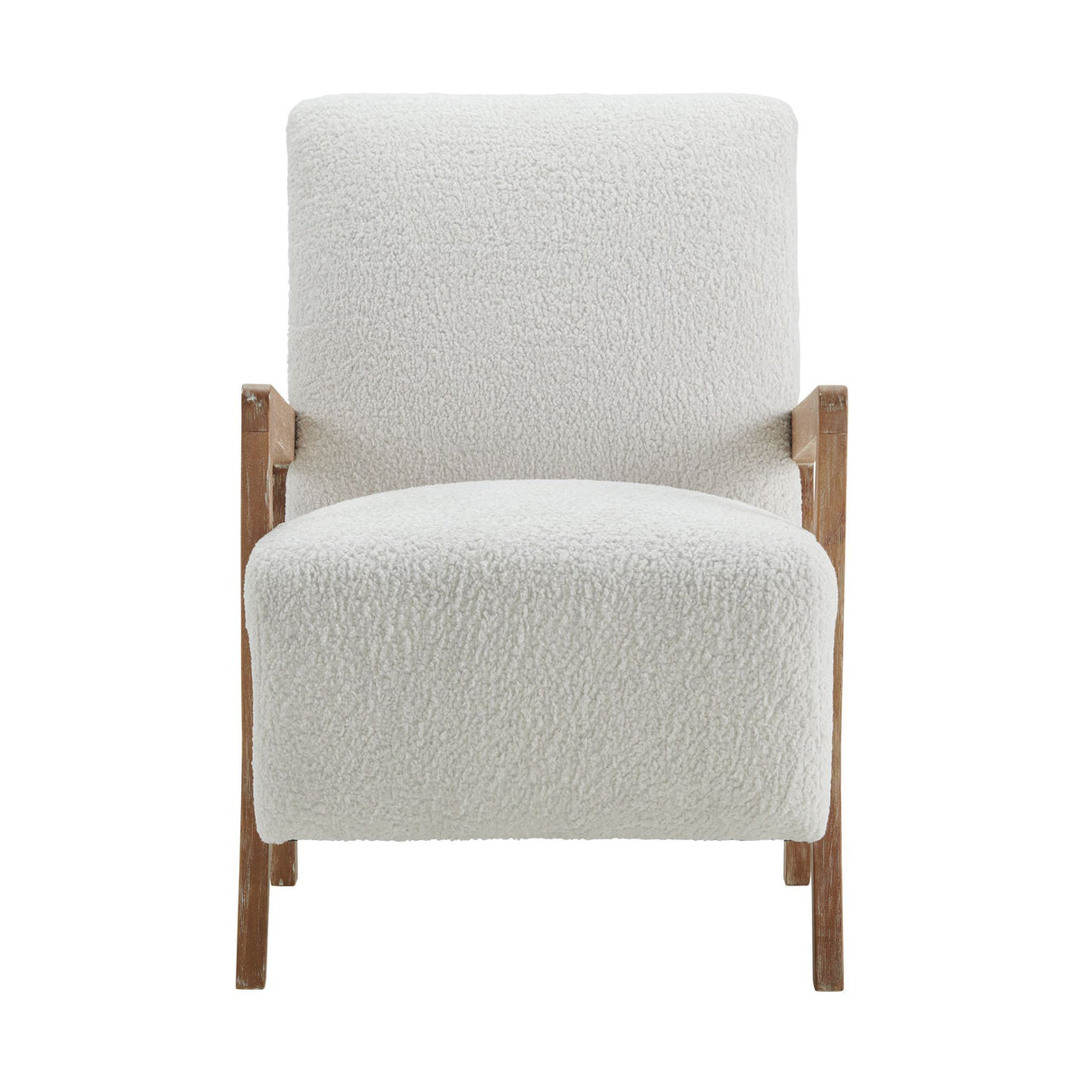 Enzo Accent Chair in Sheep Skin White (3A Packaging) by Elements International, view 9