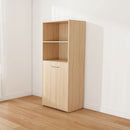 Stretchable Office Desk With Storage Shelves And Mobile Wheels