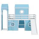 Loft Bed & Slide Tent And Tower