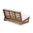 Outdoor Loveseat With Cushions - Teak