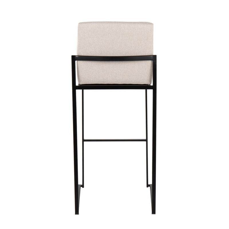 Fuji - Contemporary High Back Barstool Elegant Design