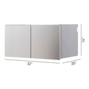 Nova Series - Wood Wall Mounted Garage Cabinet - Dark Gray