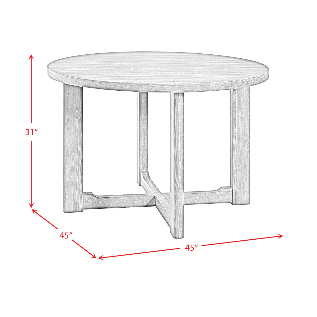Wakefield 5 Piece Dining Set (Table And 4 Chairs) in Espresso by Elements International, view 13