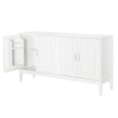 4 Door Sideboard Storage Cabinet With Door Shelf