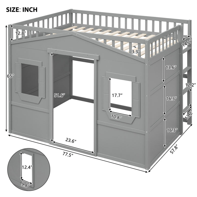 House Loft Bed With Ladder