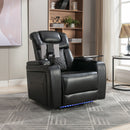 270 Degree Swivel Power Recliner With Tray Table, Phone Holder, Cup Holder, USB Port