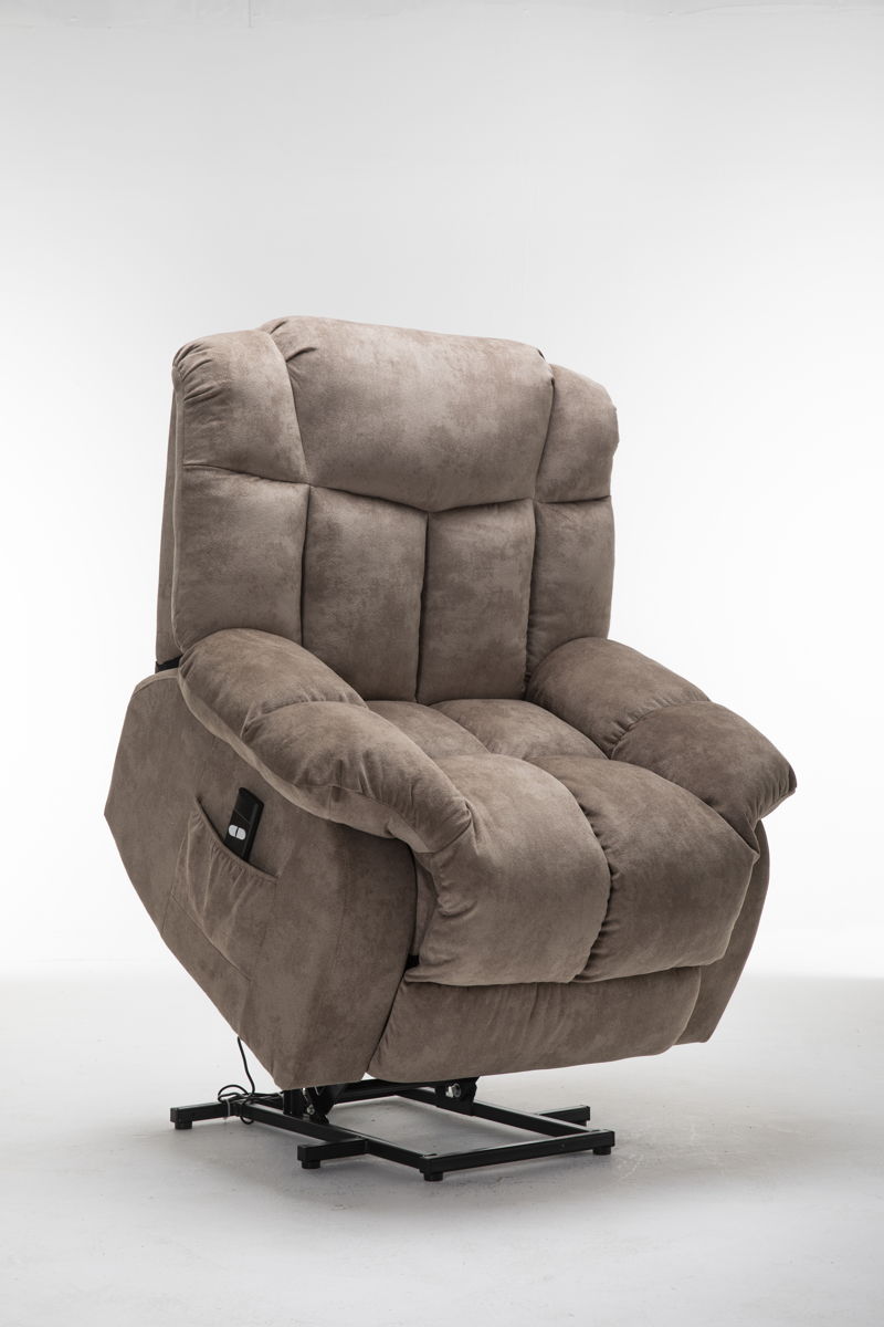 Power Lift Recliner Chair For Elderly - Heavy Duty And Safety Motion Reclining Mechanism