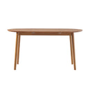 Mid-Century Damsel Extension Dining Table With Removable Leaf - Caramel