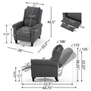 Contemporary Push Back Recliner Chair