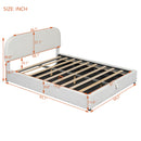 Upholstered Platform Bed With Hydraulic Storage System