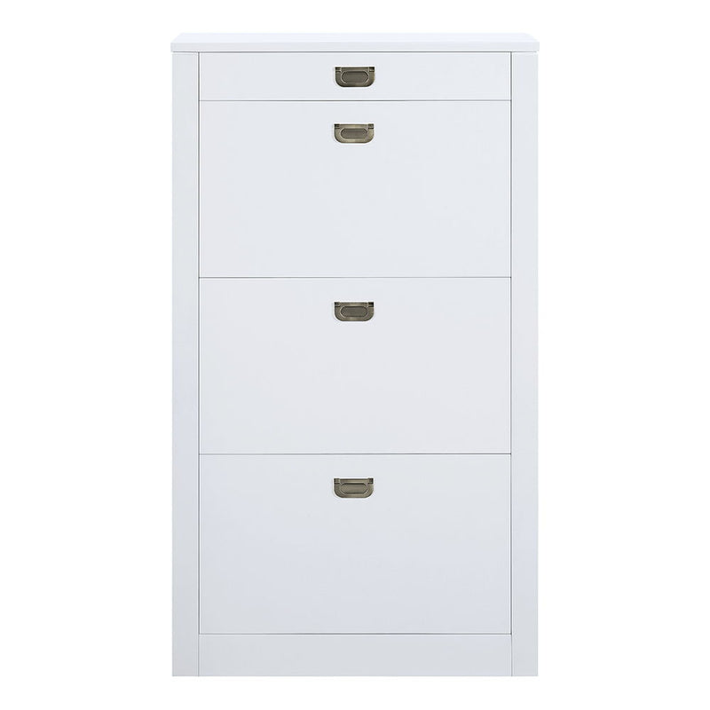 Pagan - Shoe Cabinet - White High Gloss