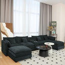 U Shaped Sectional Cloud Couch For Living Room