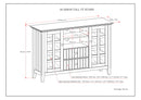 Acadian - Handcrafted Tall TV Media Stand