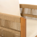 Outdoor Dining Chairs With Rope Handles (Set of 2)