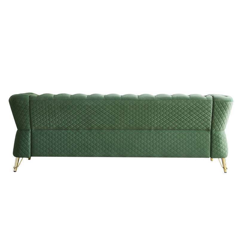 Modern Tufted Velvet Sofa For Living Room