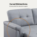 Lexi - Vegan Leather Modern Reversible Sleeper Sectional Sofa With Storage Chaise