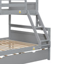 Bunk Bed With Ladder And Safety Guardrail